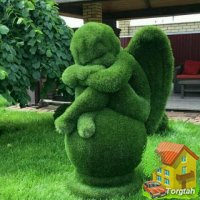 Садовые 3D фигуры из искусственной травы (топиари)